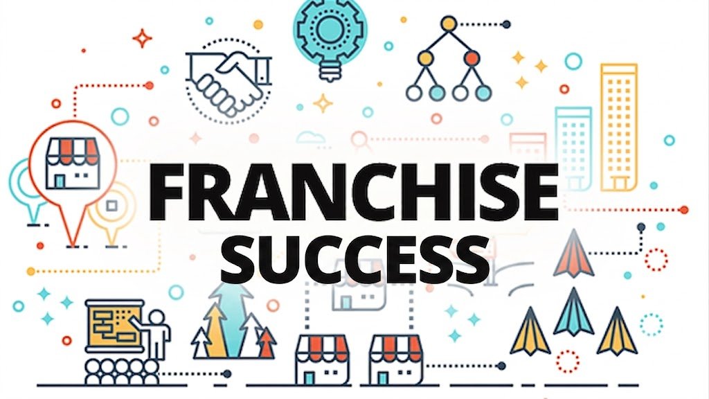 Franchise network illustration